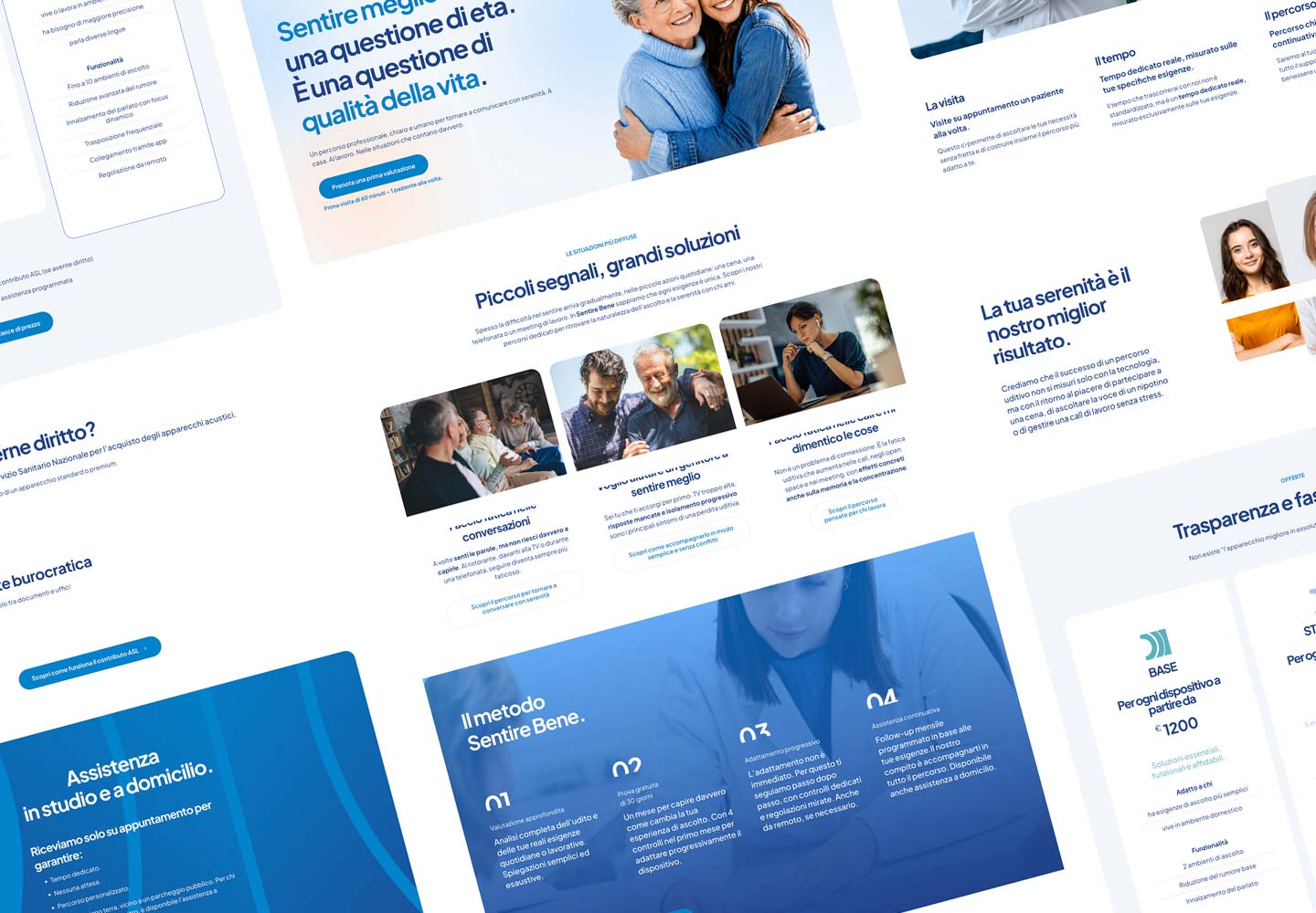 Sentire Bene | Realizzazione sito internet aziendale